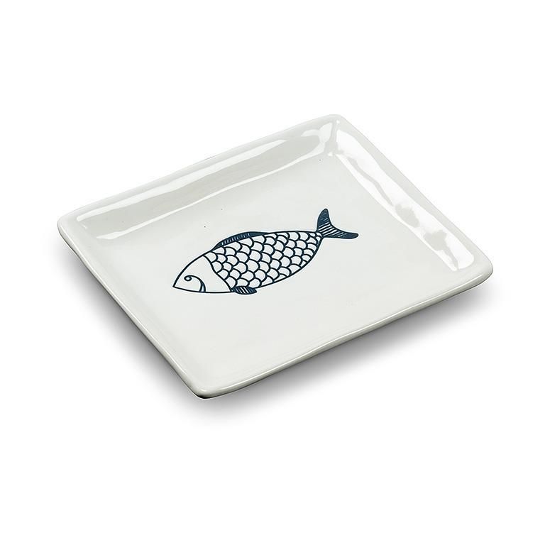 Ceramic Small Rectangle Fish Plate