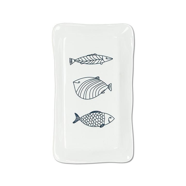 Ceramic Large Rectangle Fish Plate