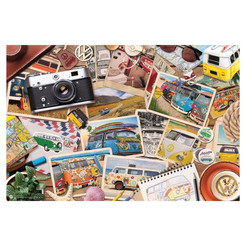 VW - Road Trips Shaped Tin