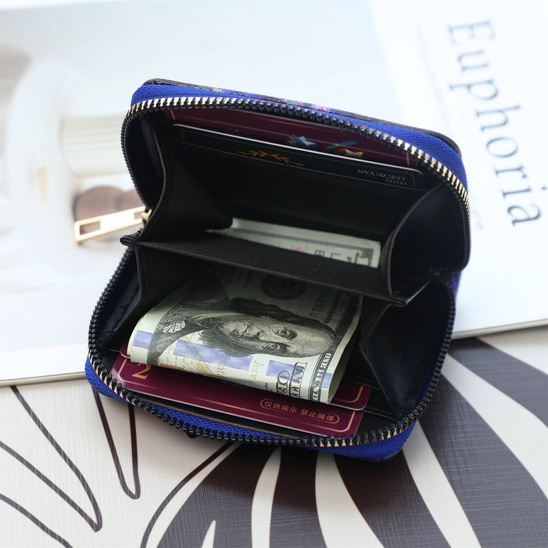 Art Paint Mini Wallet - Starry Dog