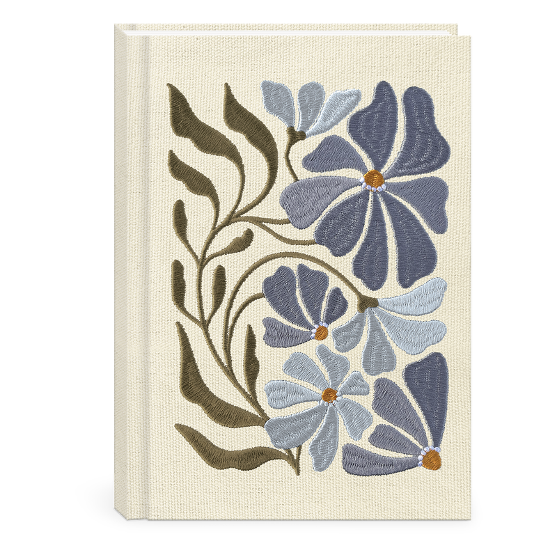 Flower Market Fabric Notebook