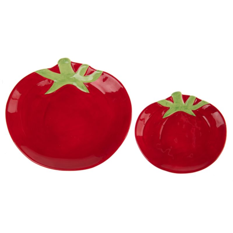 Ceramic Tomato Appetizer Plate