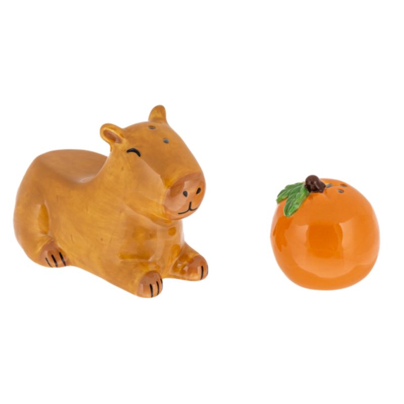 Stacking Capybara Salt &amp; Pepper Shakers