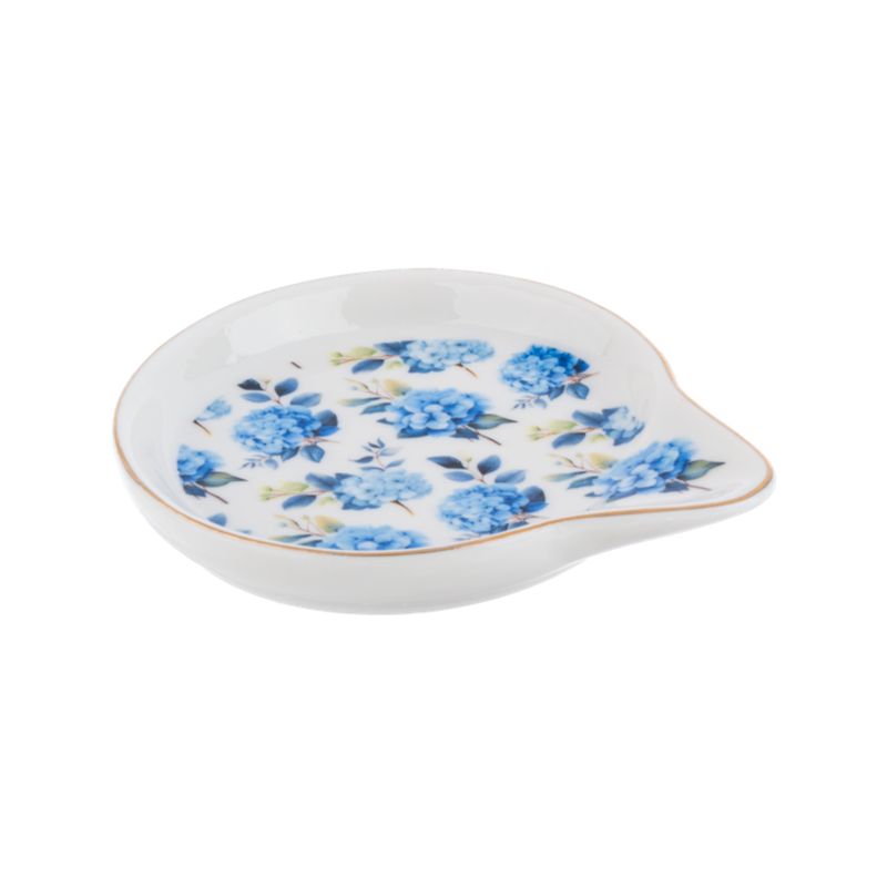 Small Blue Hydrangea Spoon Rest