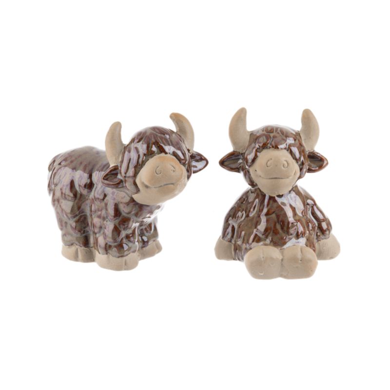Small Highland Cow Figurine