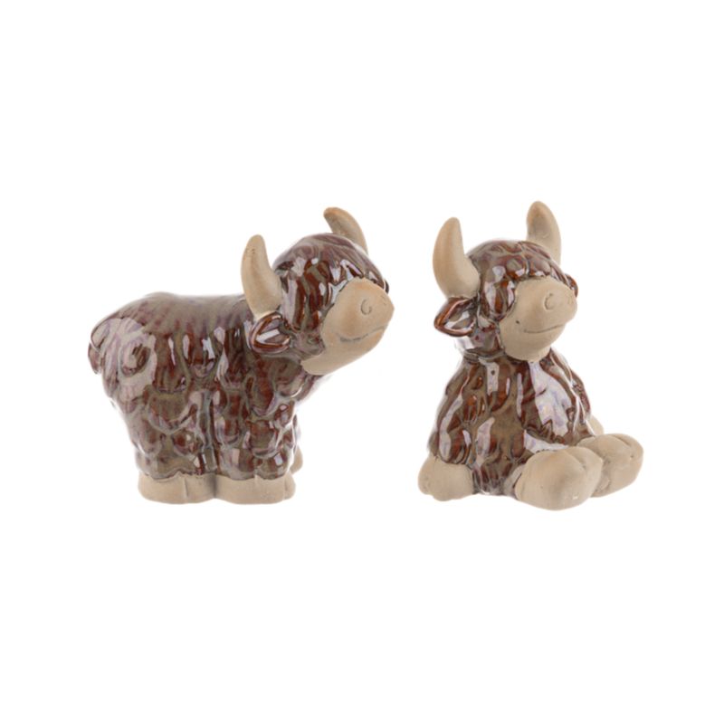 Small Highland Cow Figurine