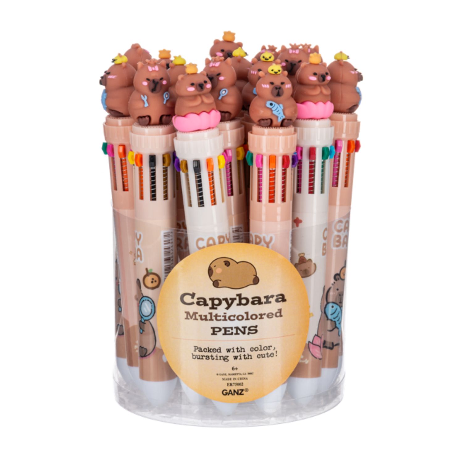 Capybara Multicolored Pen