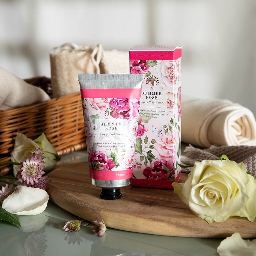 Heritage Summer Rose Luxury Hand Cream 75mL