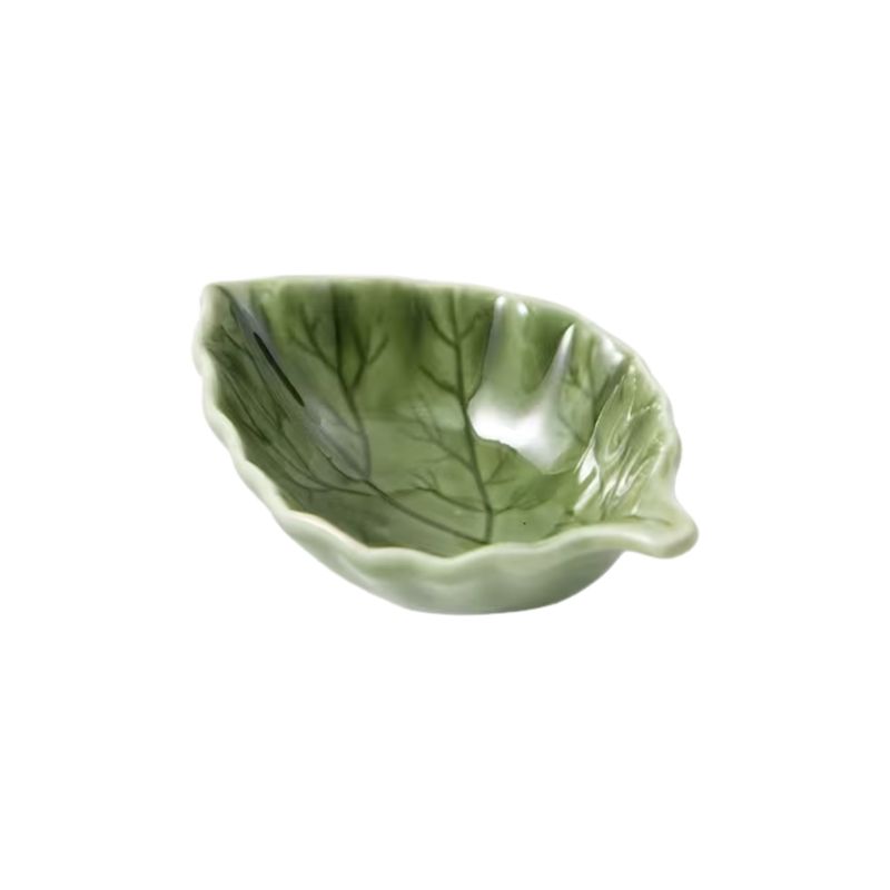 Ceramic Dipping Leaf Dish