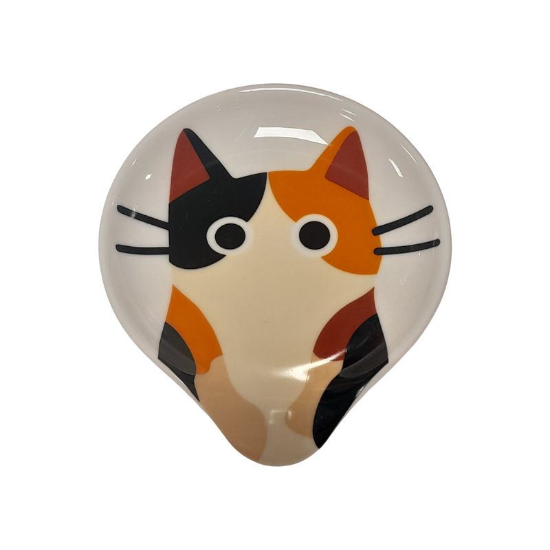 Ceramic Spoon Rest With Cat