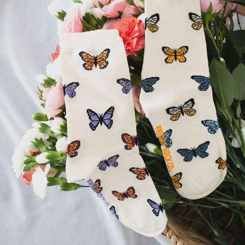 Women's Spring Butterfly Socks