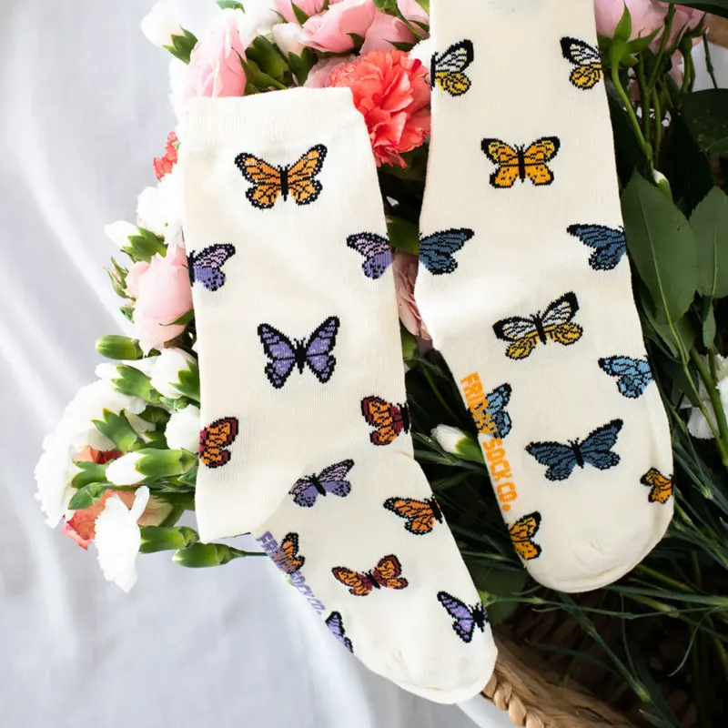 Women's Spring Butterfly Socks