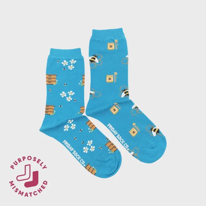 Women's Bee Hive &amp; Honey Socks