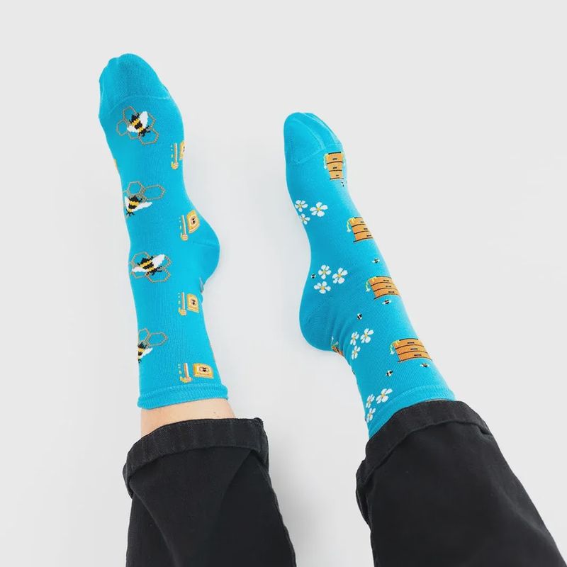 Women's Bee Hive &amp; Honey Socks