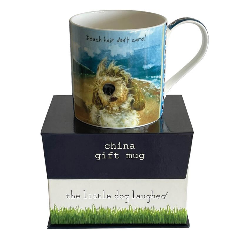 GBGV Dog China Mug - Beach Hair Don't Care