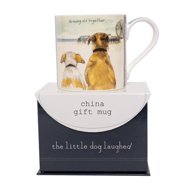 Battersea Rescue Dogs China Mug - Growing Old Together