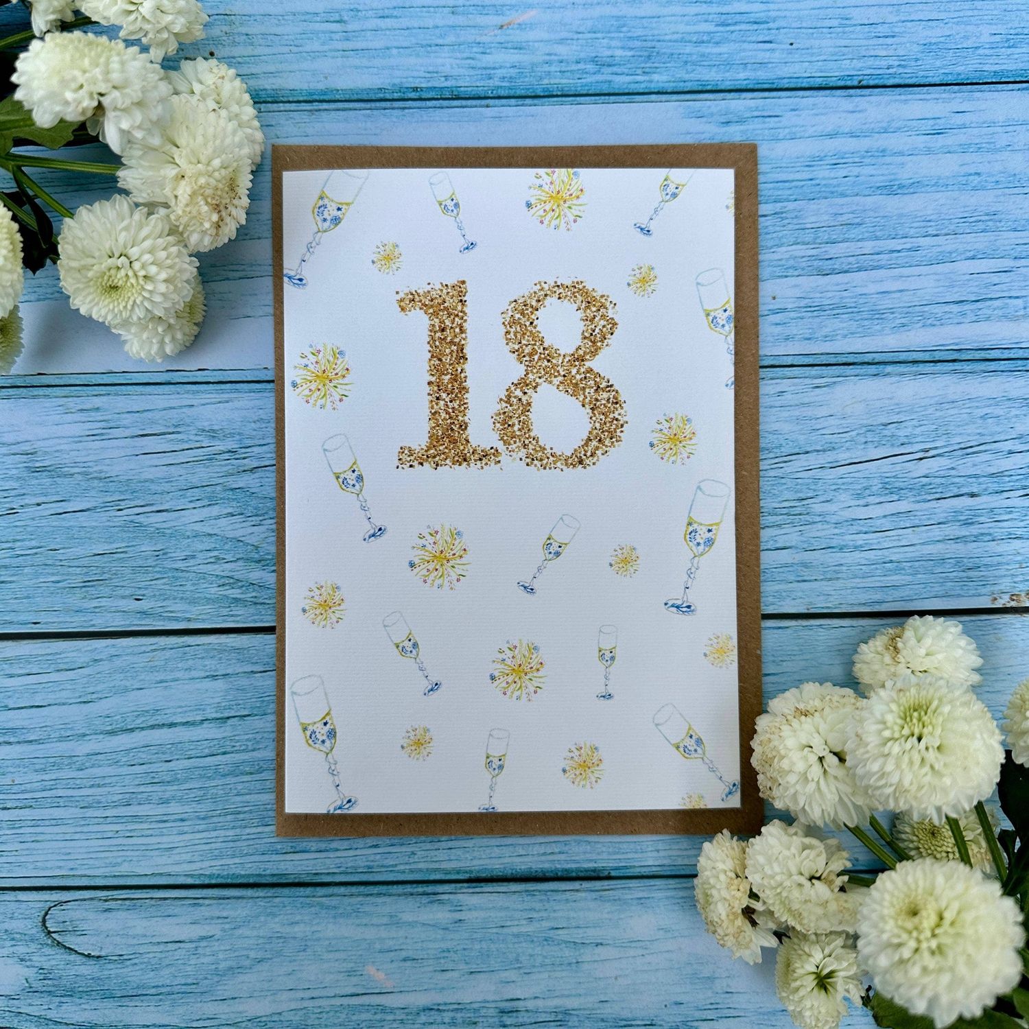 18th Birthday Eco Friendly Birthday Card, Style: 18th