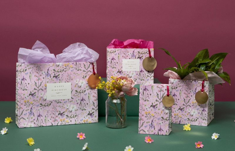 Lilac Plant Luxury Gift Bag