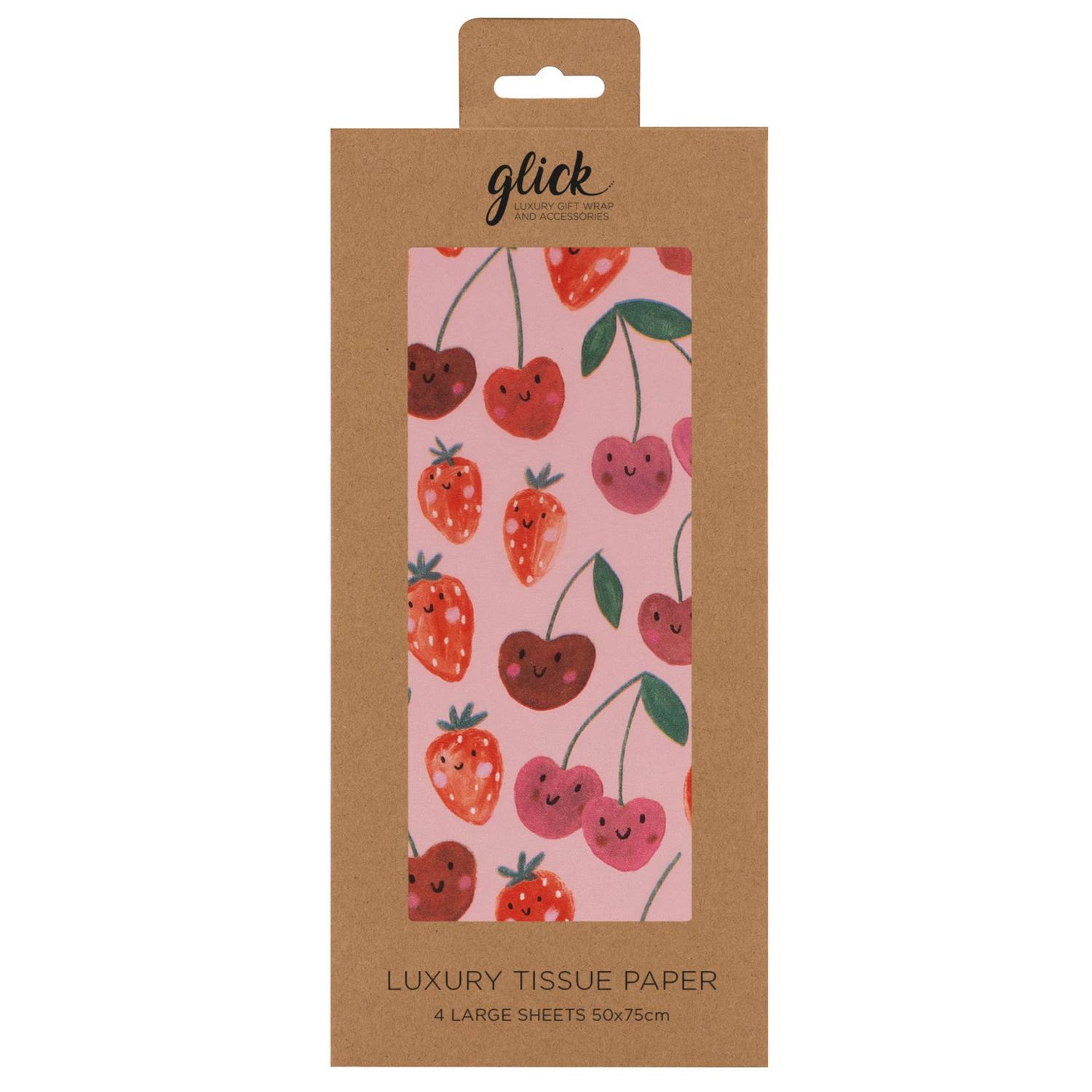 Strawberries &amp; Cherries Tissue Paper