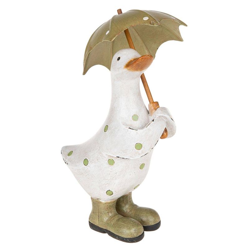 Polka Dot Brolly Duck