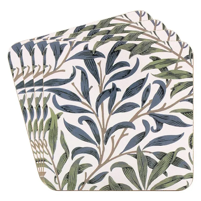 William Morris Willlow Bough Coaster Set of 4