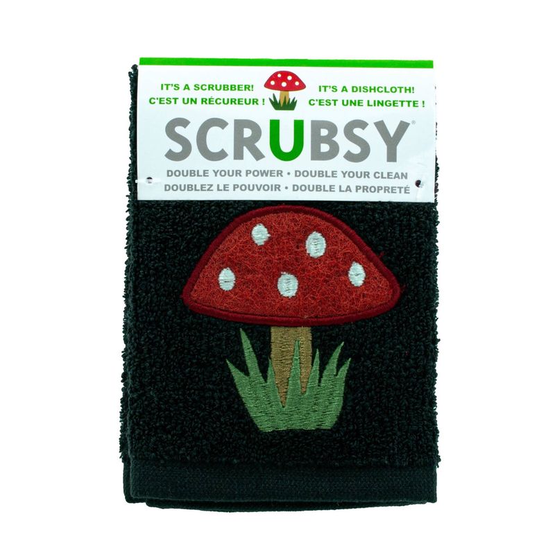 Scrubsy Mushroom Scrubber &amp; Dishcloth