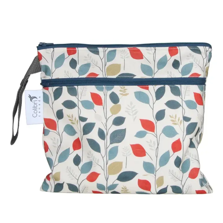 Small Double Duty Wet Bag - Nordic Vines