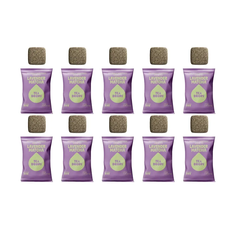 Lavender Matcha Tea Drops Box Of 10