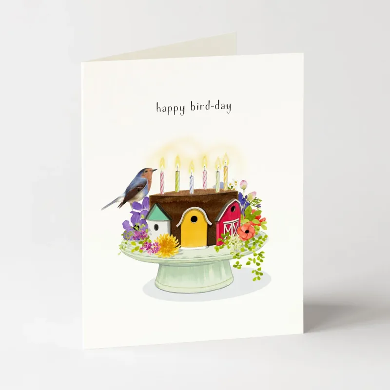 Birthday Card - Happy Bird-Day