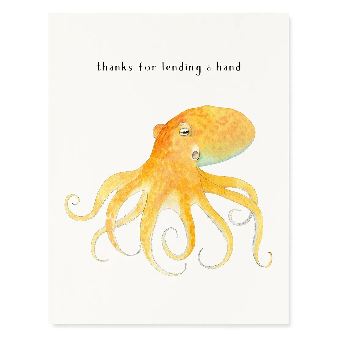Thank You Card - Thanks For Lending A Hand