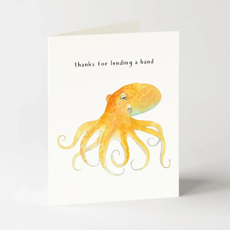 Thank You Card - Thanks For Lending A Hand