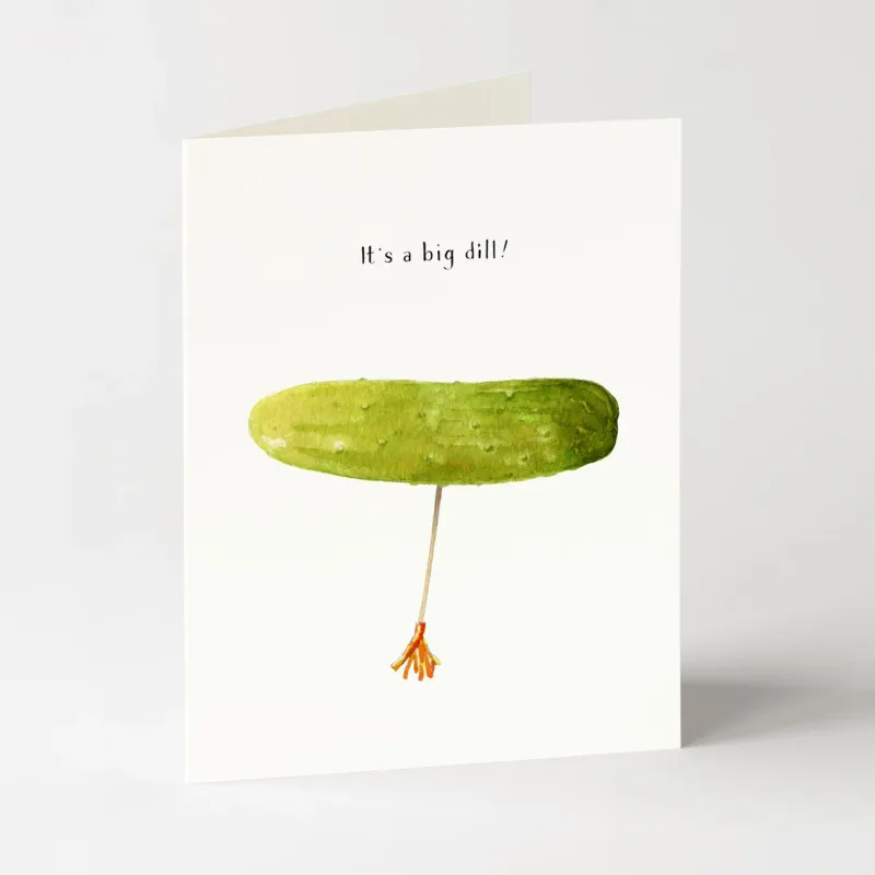 Congratulations Card - It's A Big Dill