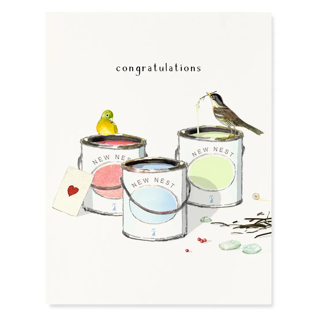 New Home Card - Congratulations New Nest