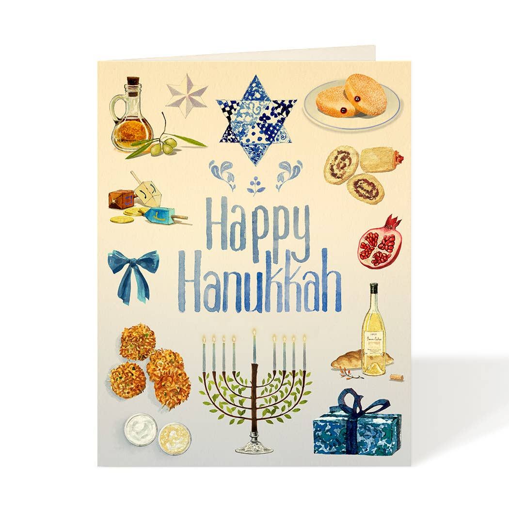 Hanukkah Card - Happy Hanukkah