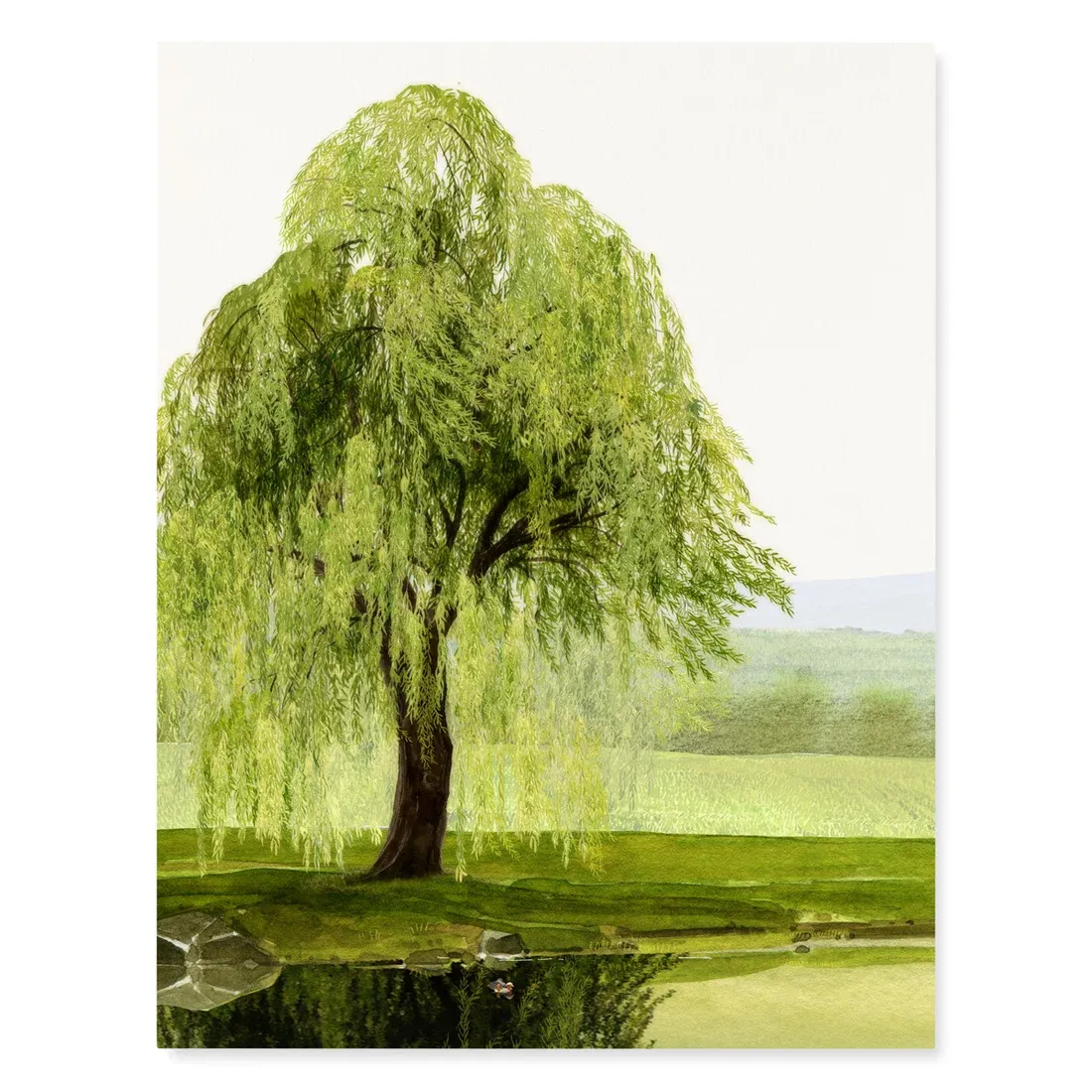 Sympathy Card - Whispering Willow