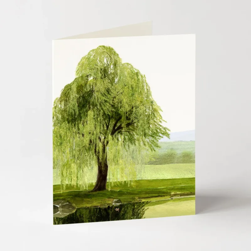 Sympathy Card - Whispering Willow