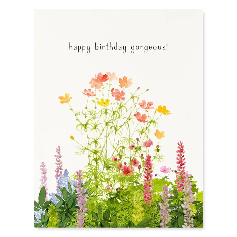 Birthday Card - Happy Birthday Gorgeous