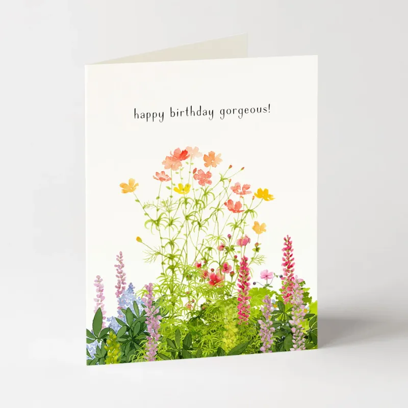 Birthday Card - Happy Birthday Gorgeous