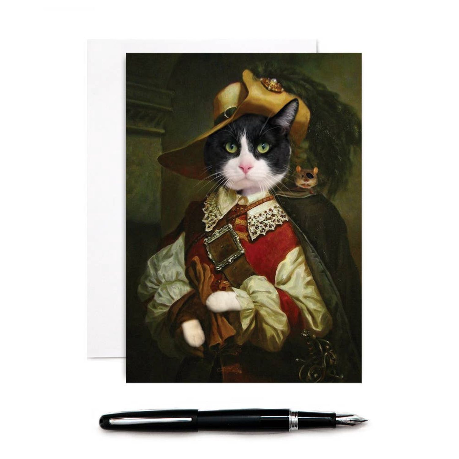Captain Handsome - Cat Greeting Card