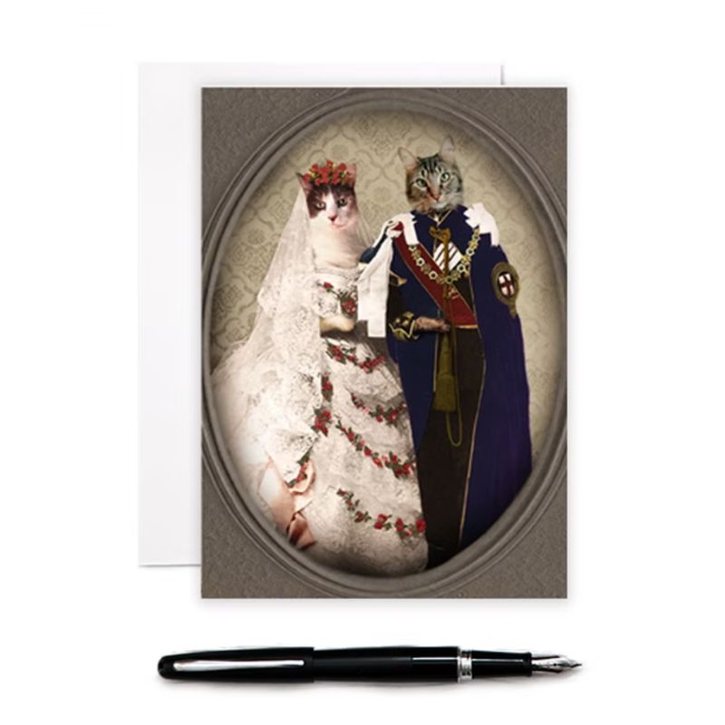 One Meowy Wedding - Cat Wedding Card