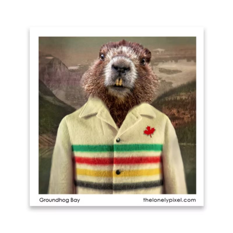 Groundhog Bay - Handmade Canadiana Magnet