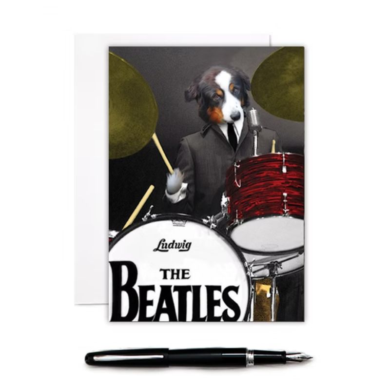 Ringo Woof - Dog Greeting Card