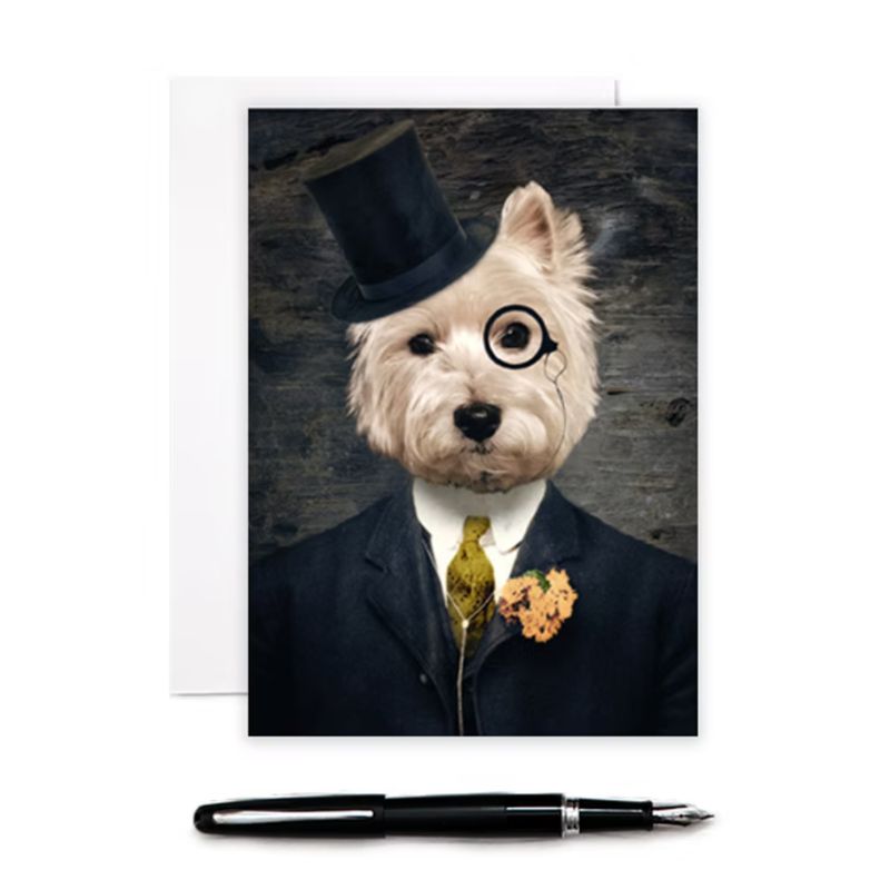 Sir Bunty - Dog Greeting Card
