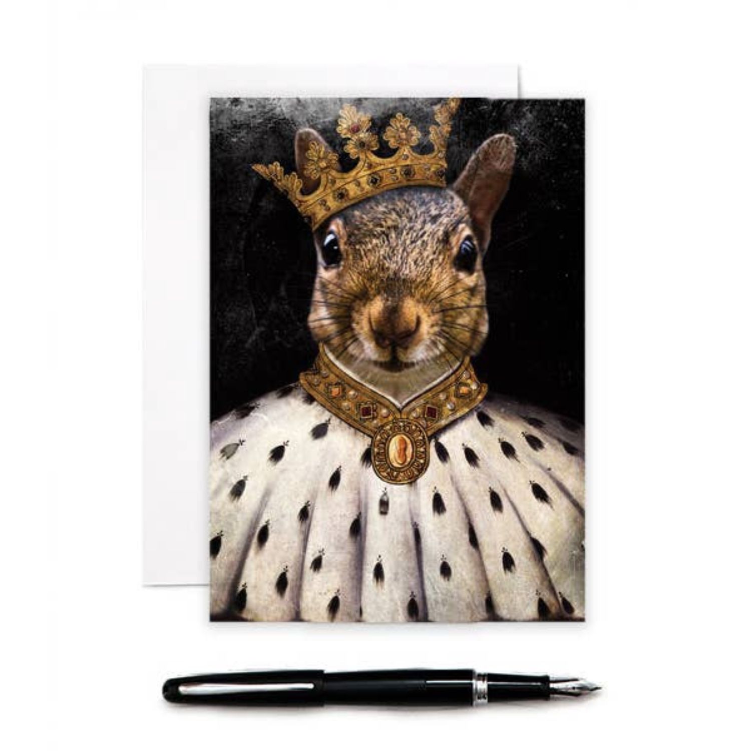 Lord Peanut - Squirrel Greeting Card