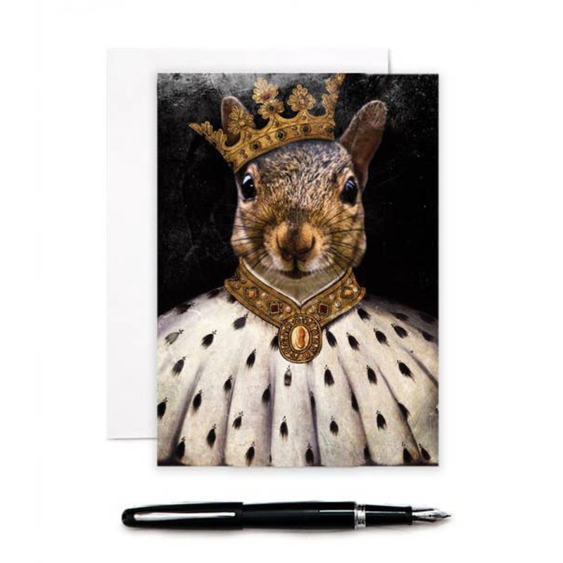 Lord Peanut - Squirrel Greeting Card