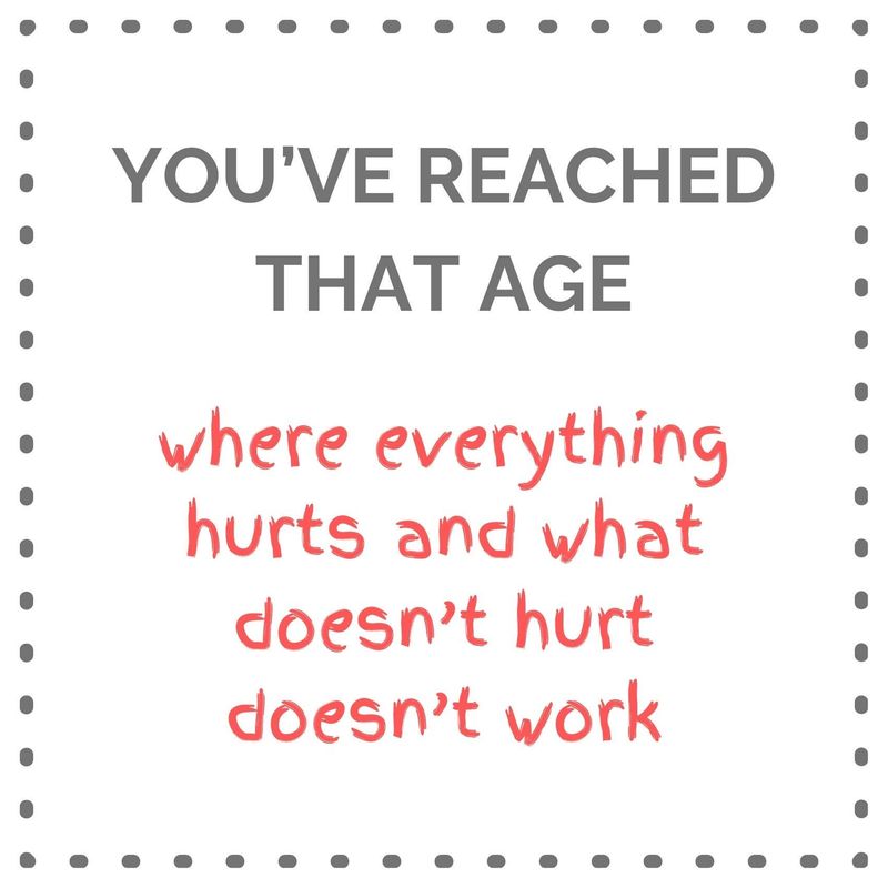 Everything Hurts Birthday Card Glittershed