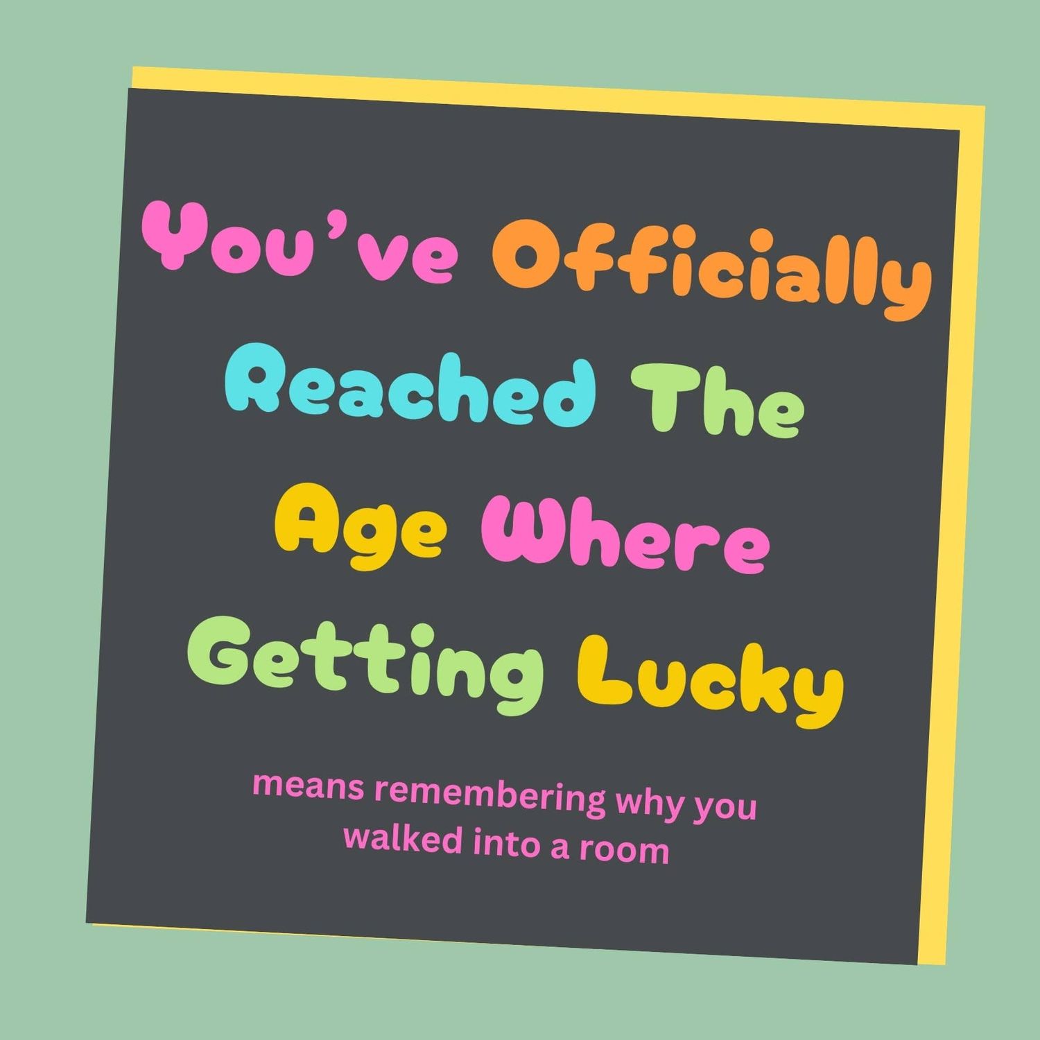 Lucky Birthday Card Glittershed
