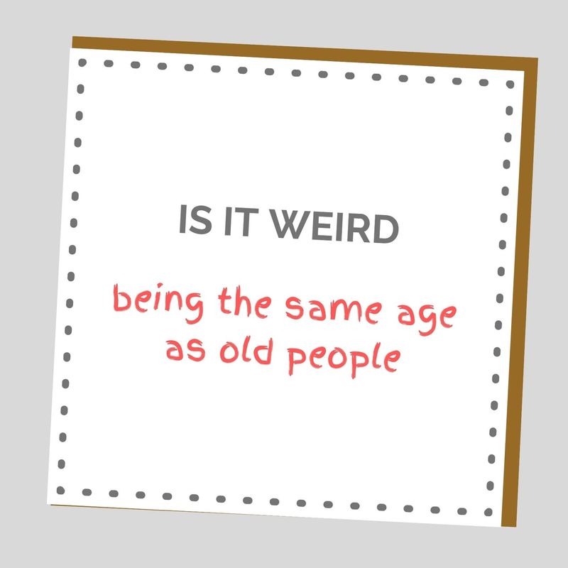 Weird Birthday Card Glittershed