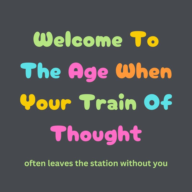 Train of Though Birthday Card Glittershed