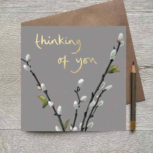 Thinking Of You Foiled Greeting Card